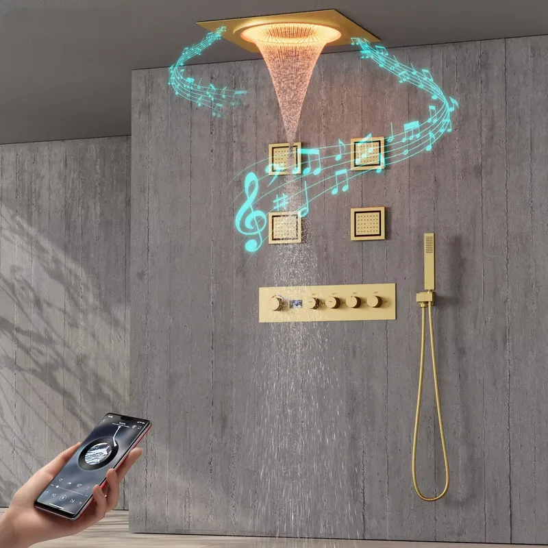 Spa & Wellness Centre Lielupe - Slimme LED Doucheset Badkamer Muziek Verborgen