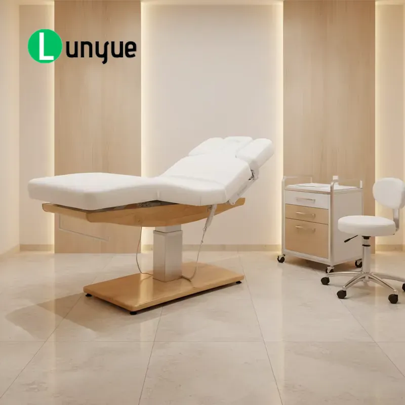 Spa Wellness Luxury - Witte Luxe 3-Motor Beauty Bed Multifunctionele