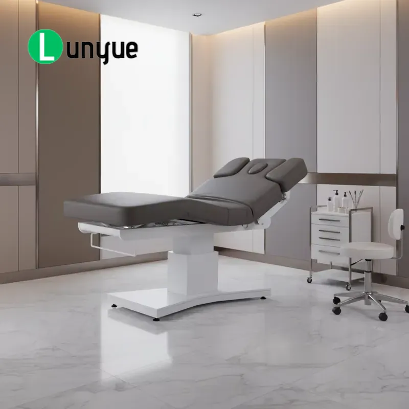 Spa Wellness Luxury - 3-motorige elektrische beautybed, wit, luxe, multifunctioneel,