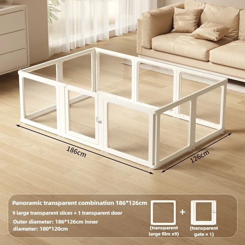 Spa Wellness Luxury - Volledig transparant luxe acryl hekwerk, huisdiervriendelijk,