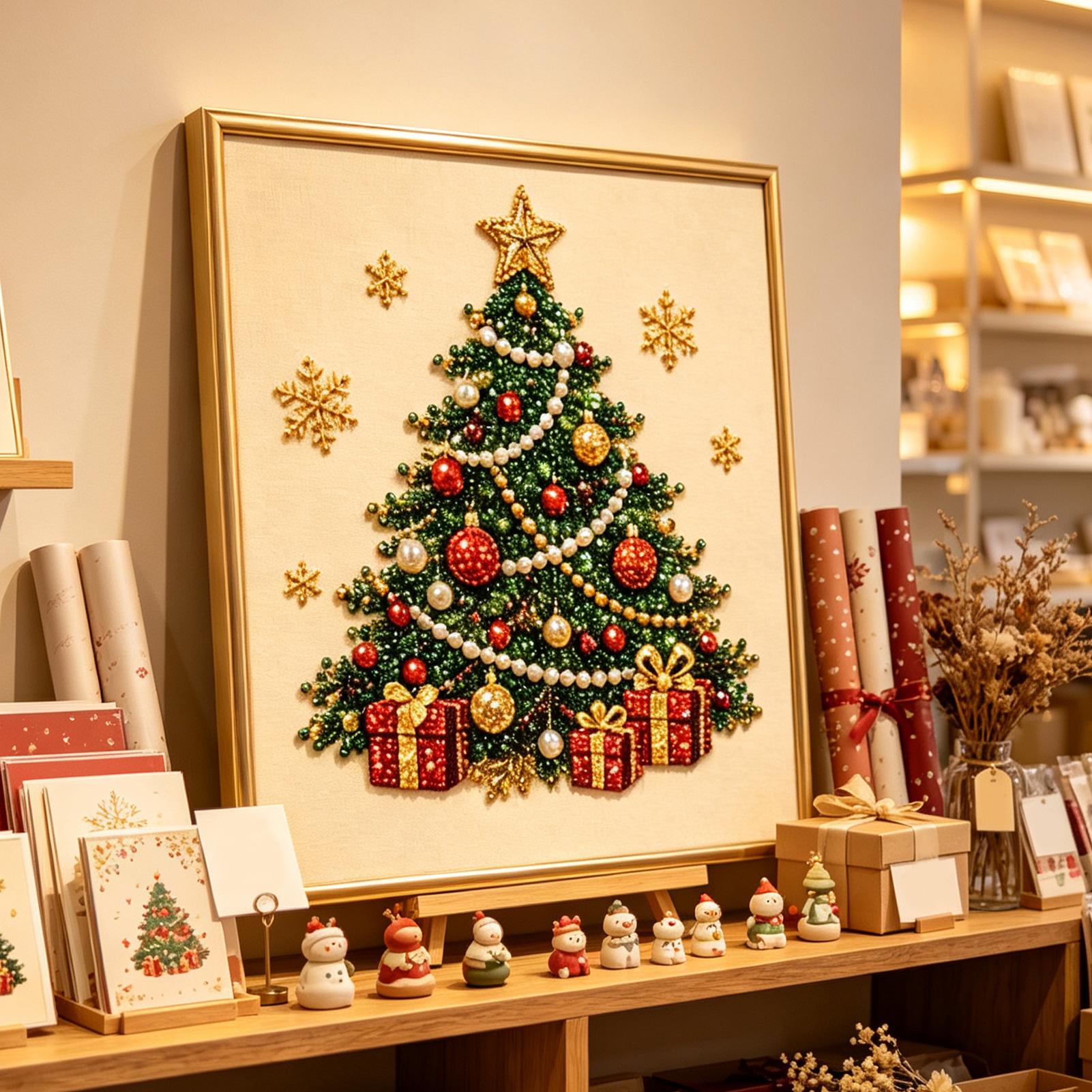 Waxing Kit Home - Kerst DIY Parelkunst Schilderset met Voorgeïnstalleerd