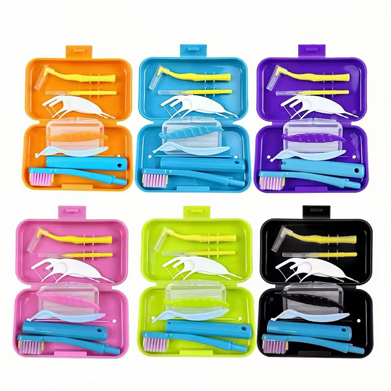Waxing Kit Home - Tandheelkundige reinigingssets Orthodontische mondverzorging Opvouwbare borstel