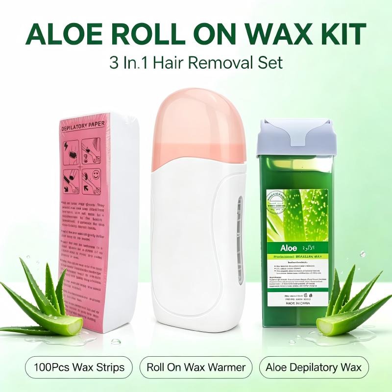 Waxing Kit Home - Draagbare Roll-on Wax Kit Roll-on Wax