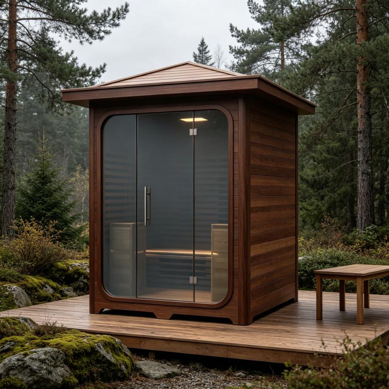Op maat gemaakte saunaruimte v - Spa Wellness Luxury recensie en prijs