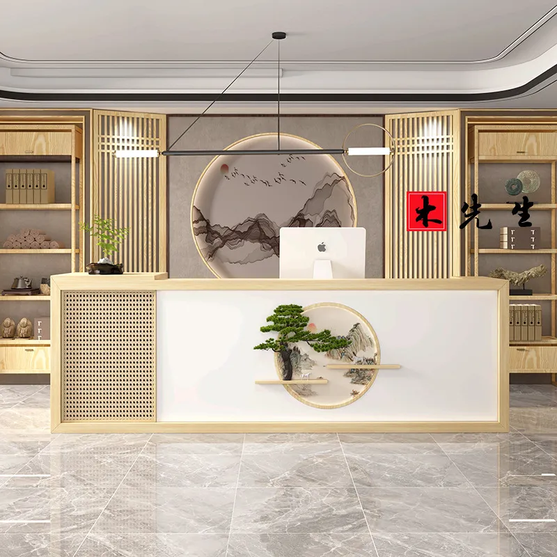 Massief houten receptiebalie i - Spa And Wellness Hotel recensie en prijs