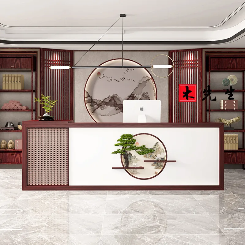 Massief houten receptiebalie i - Spa And Wellness Hotel recensie en prijs