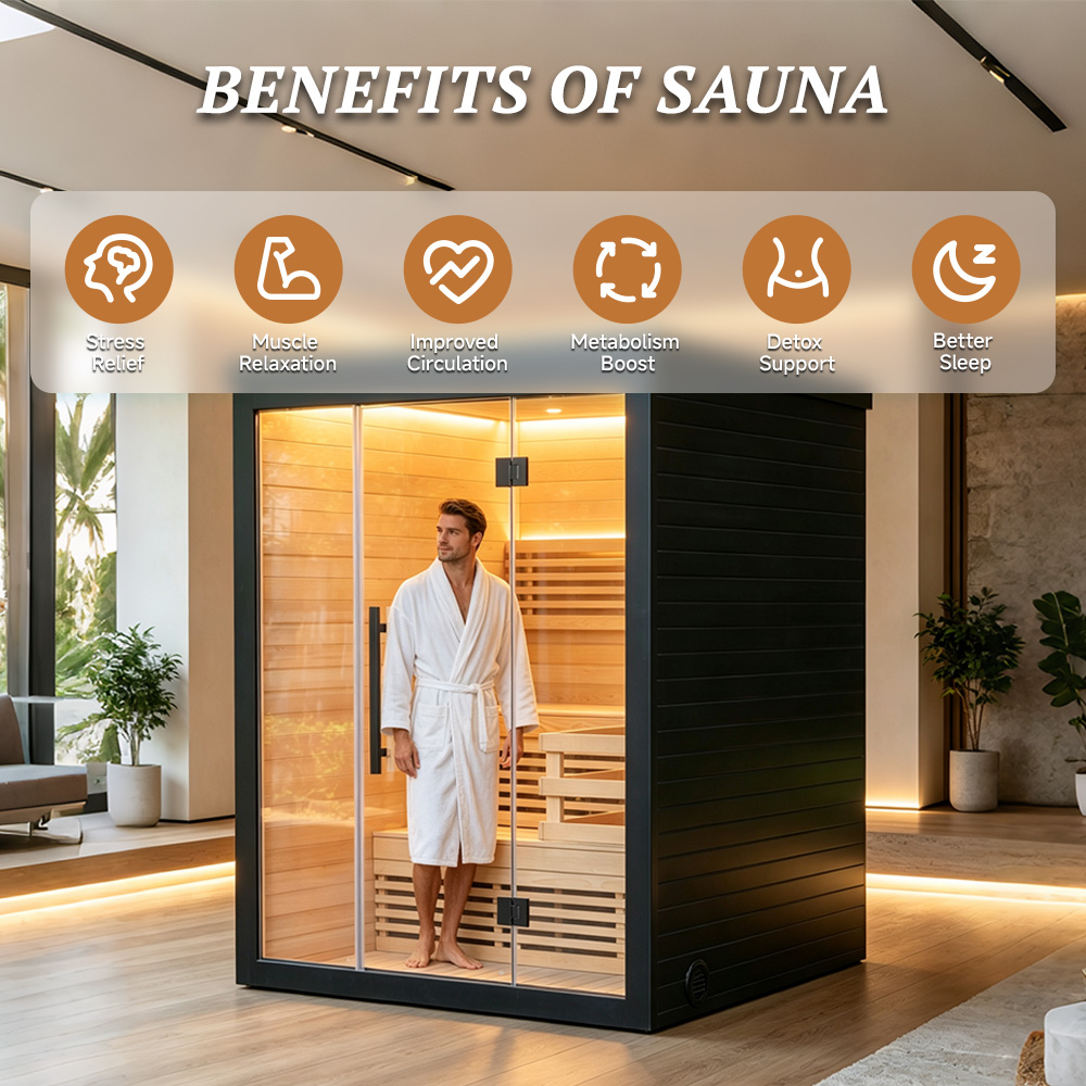 Luxe binnen sauna voor 1-2 per - Spa And Wellness Hotel recensie en prijs