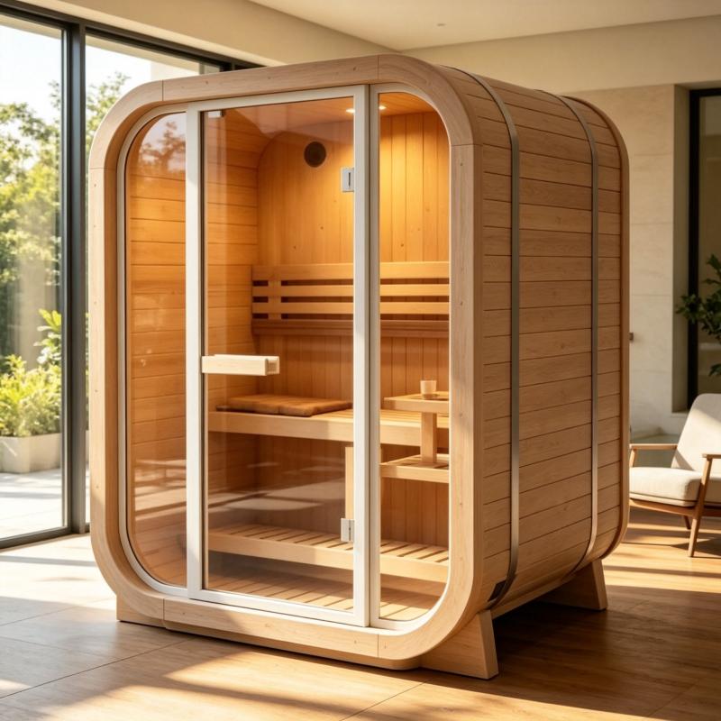 Grote op maat gemaakte saunaru - Spa And Wellness Hotel recensie en prijs