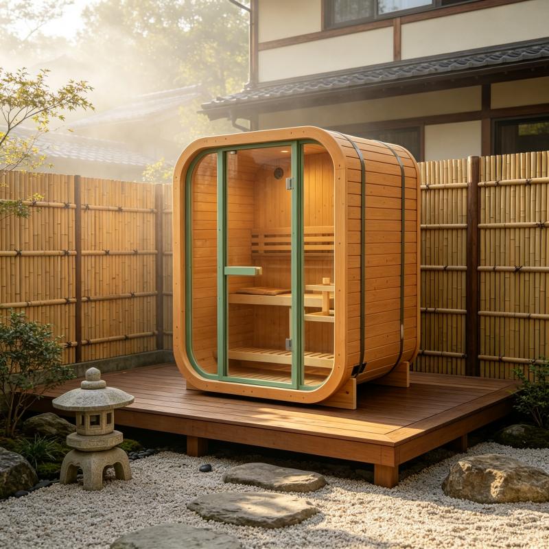 Luxe houten saunaruimte, op ma - Spa Wellness Luxury recensie en prijs